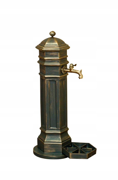 Kran ogrodowy PISA 26/10 antyczne złoto aluminium