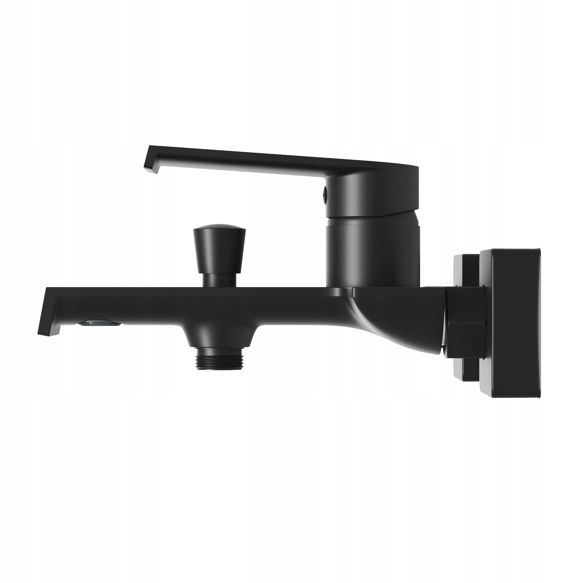 Vaňová Nástenná Sprchová Batéria Do Kúpeľne Čierna Matná