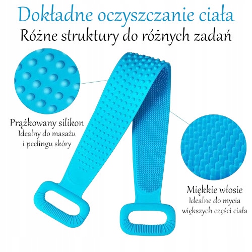 MASAŻER DO PLECÓW I KARKU SILIKONOWA SZCZOTKA MYJĄCA MYJKA DO MYCIA CIAŁA Marka bez marki