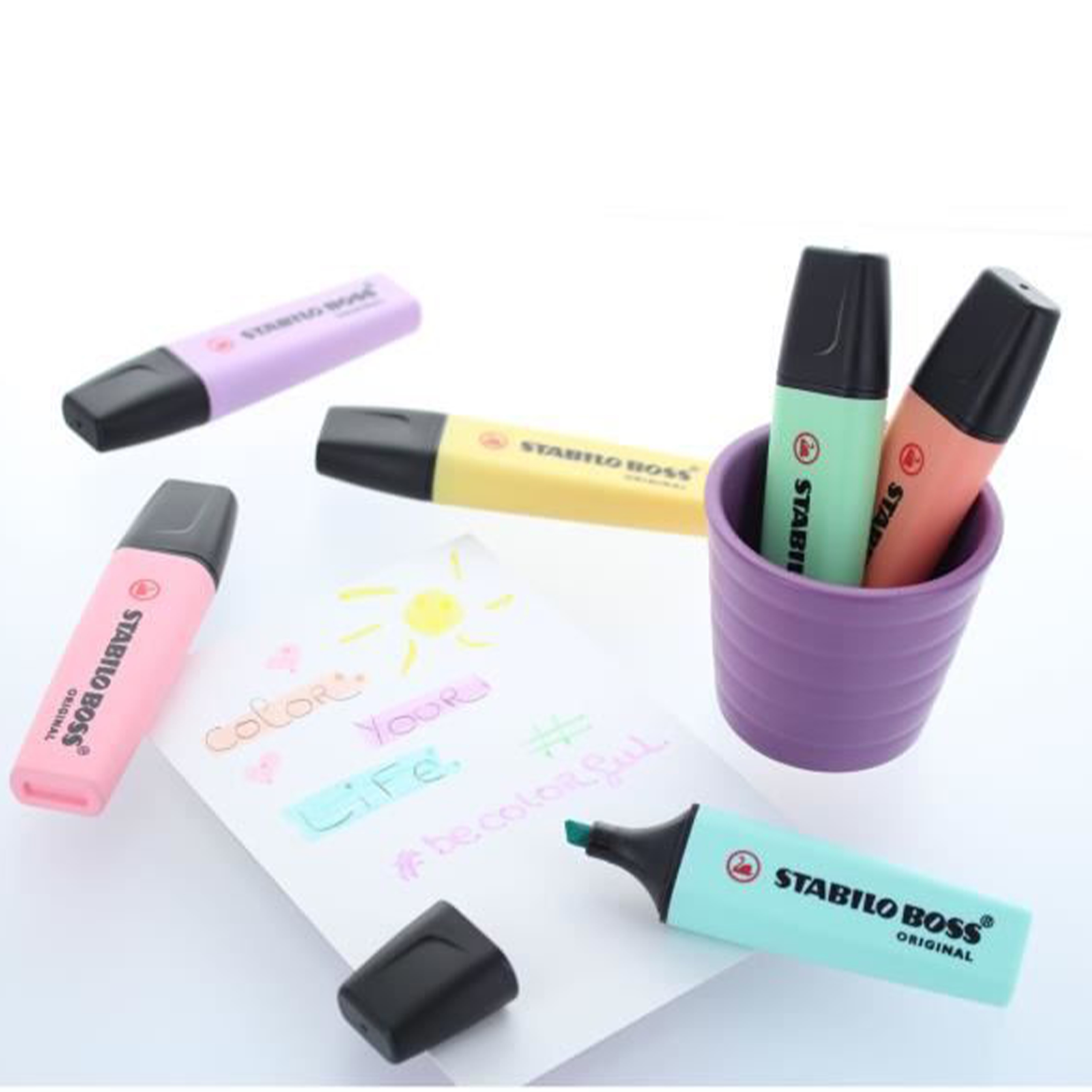 ZAKREŚLACZE STABILO BOSS ORIGINAL 6 KOL PASTEL Marka Stabilo