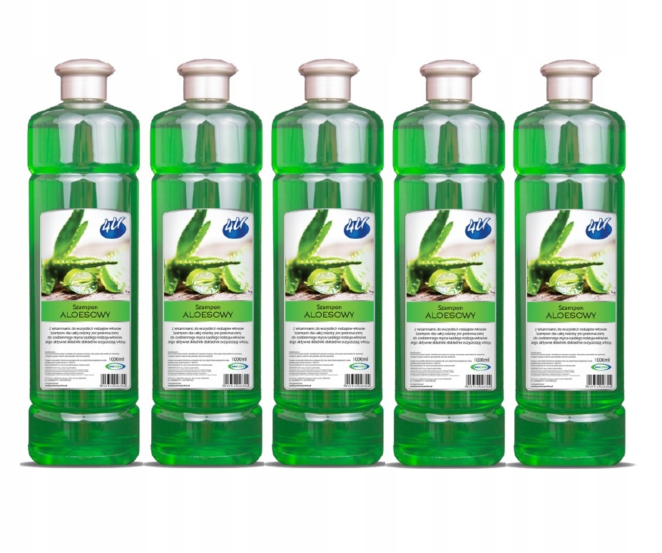 

4u szampon Aloesowy z witaminami do włosów 5 l