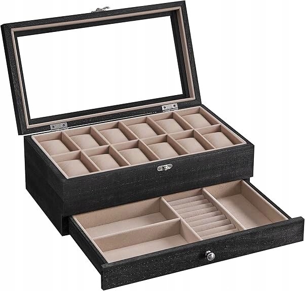 Krabička krabička kufřík na hodinky a šperky Loft