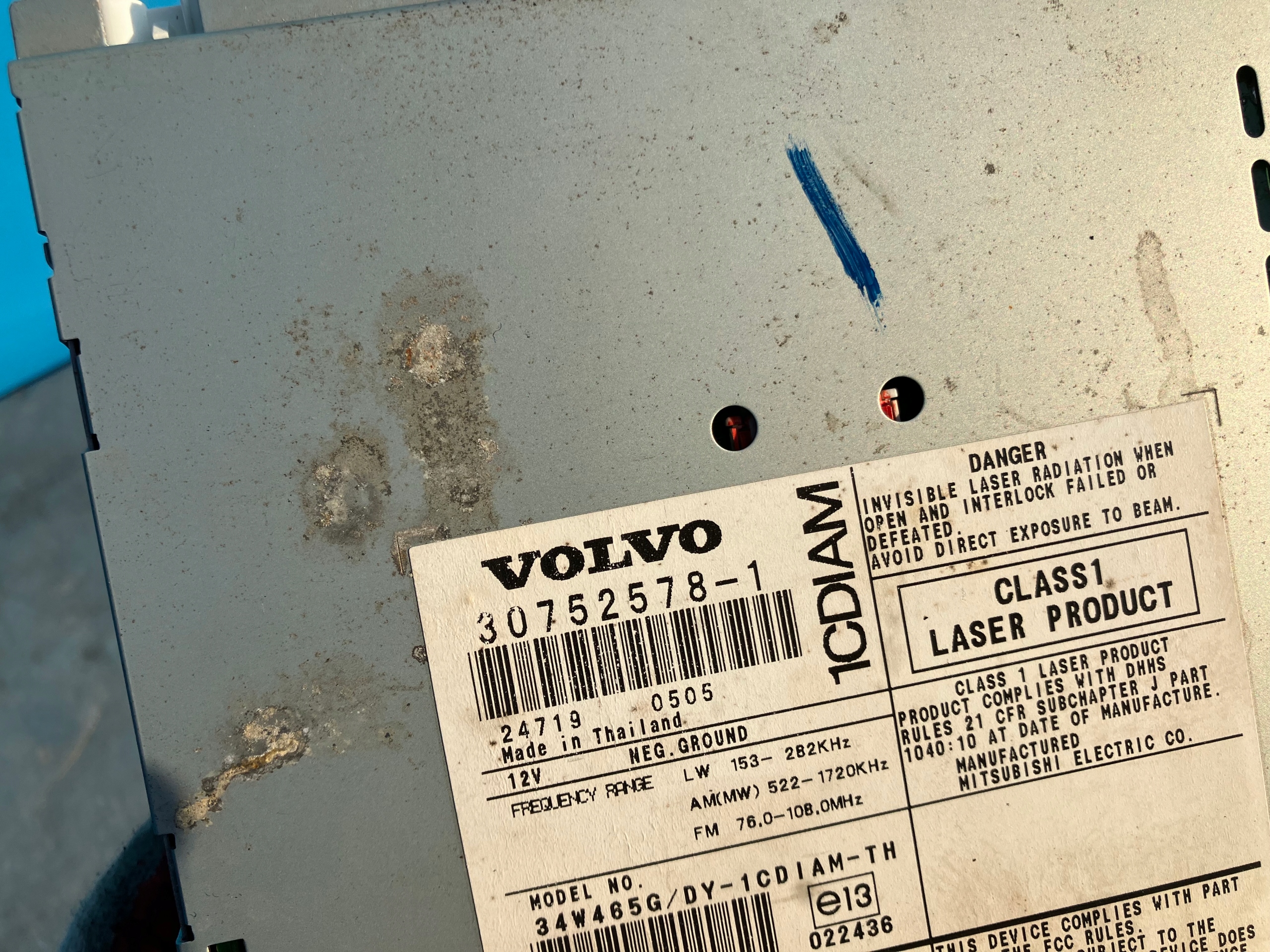 volvo S40 II V50 радио CD 30752578