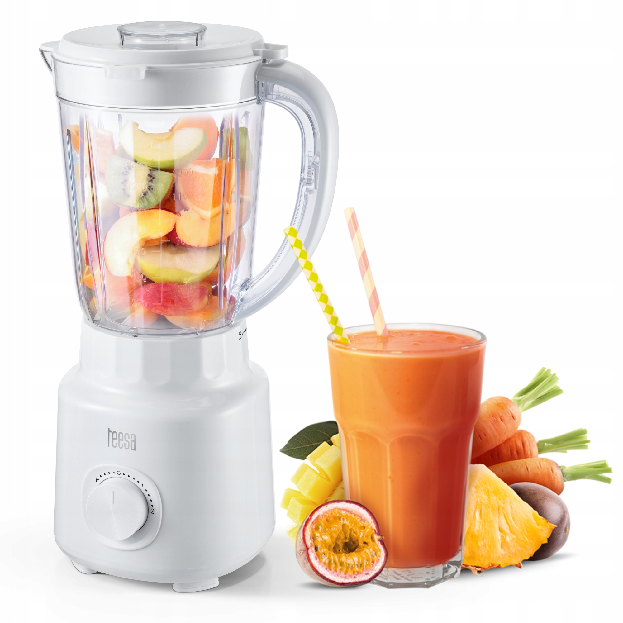 Blender kielichowy Teesa 500W 1,5L Bpa free łatwe czyszczenie