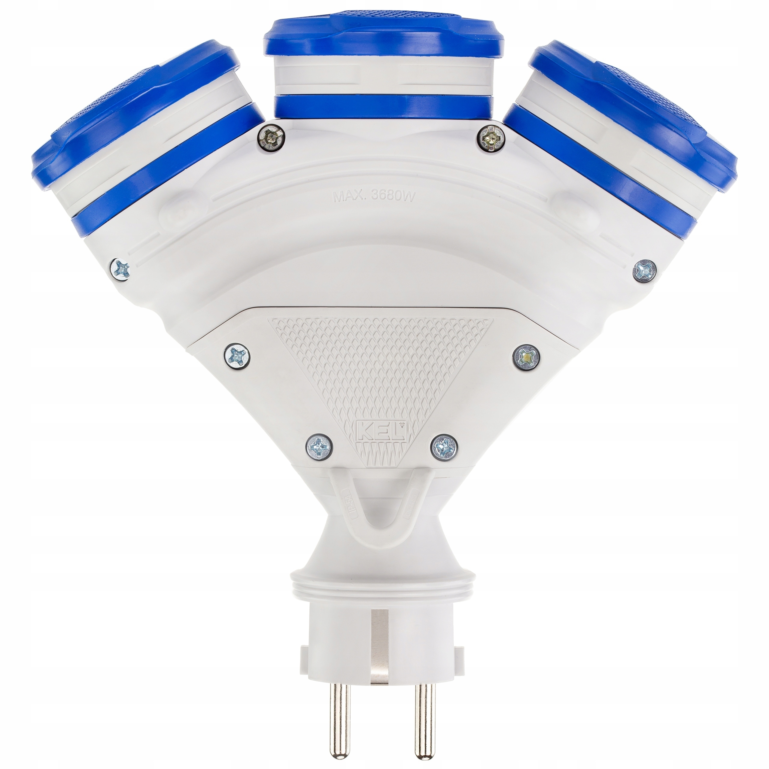 Rozgałęźnik trójnik gniazdo wtyczka 16A 250V IP54 Typ gniazda Gniazdo