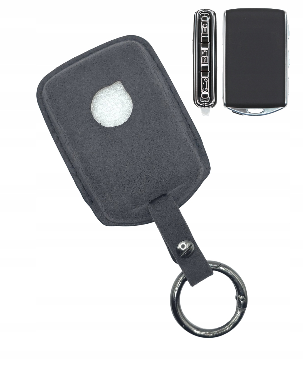 Etui klucz brelok Volvo S60 S90 V60 V90 XC40 XC60 XC90 C40 C30 alkantara