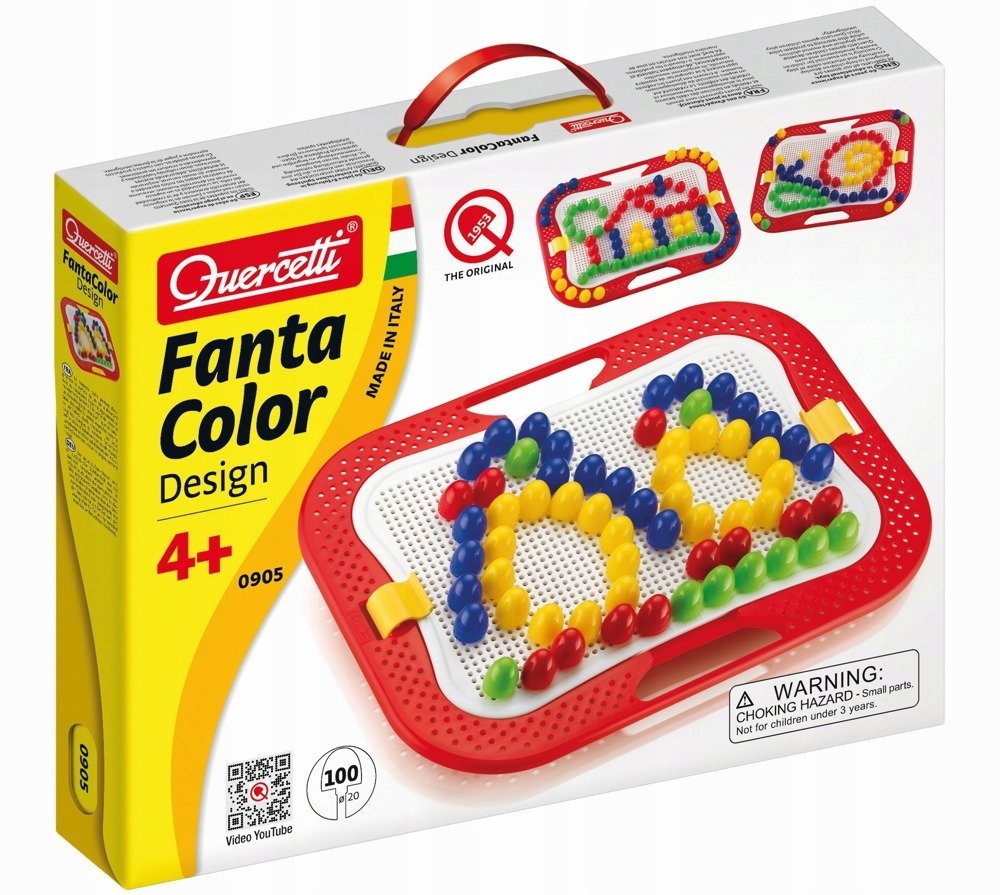 

Quercetti Duża Mozaika Fanta Color Design 100 el