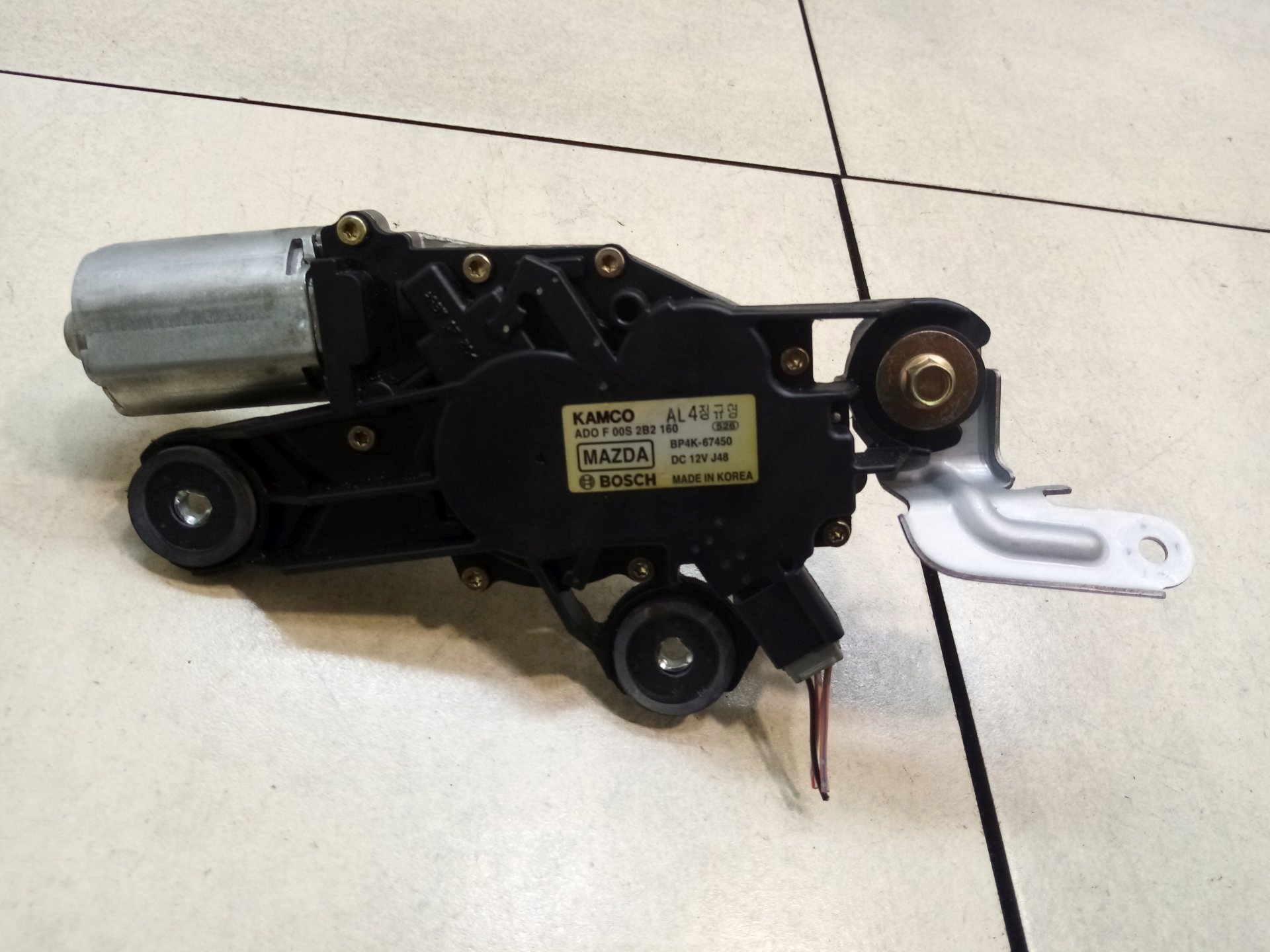 Motor des Scheibenwischers heckklappe heck MAZDA 3 1.6 TDCI