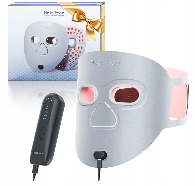 Hello Face Led maska pro fotonovou terapii 4v1 Infračervené fotonové světlo