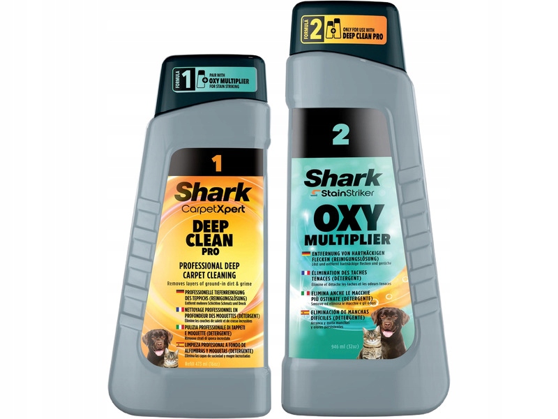 Zestaw Płynów Shark Stainstriker Oxy Multiplier 946ML Deep Clean Pro