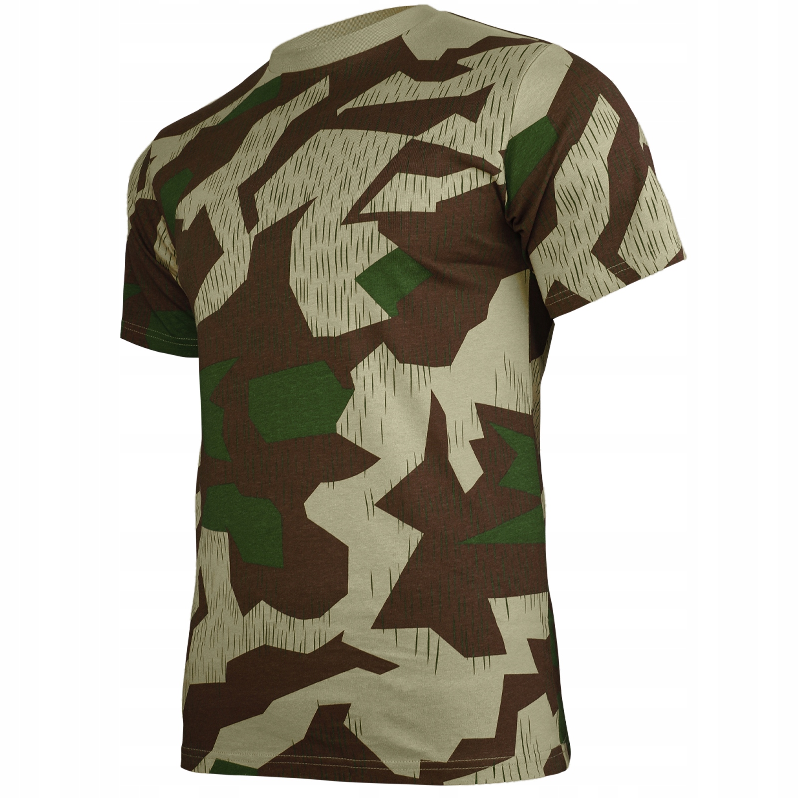 Koszulka Męska Wojskowa Mil-Tec T-Shirt pod mundur bawełniana Splinter L