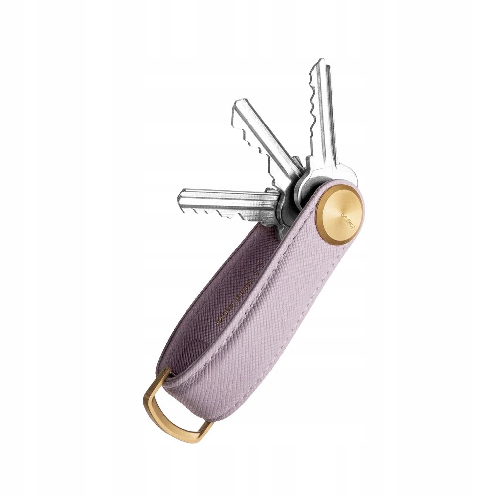 Orbitkey Organizér Pouzdro na klíče Saffiano Leather Kožené, Lilac