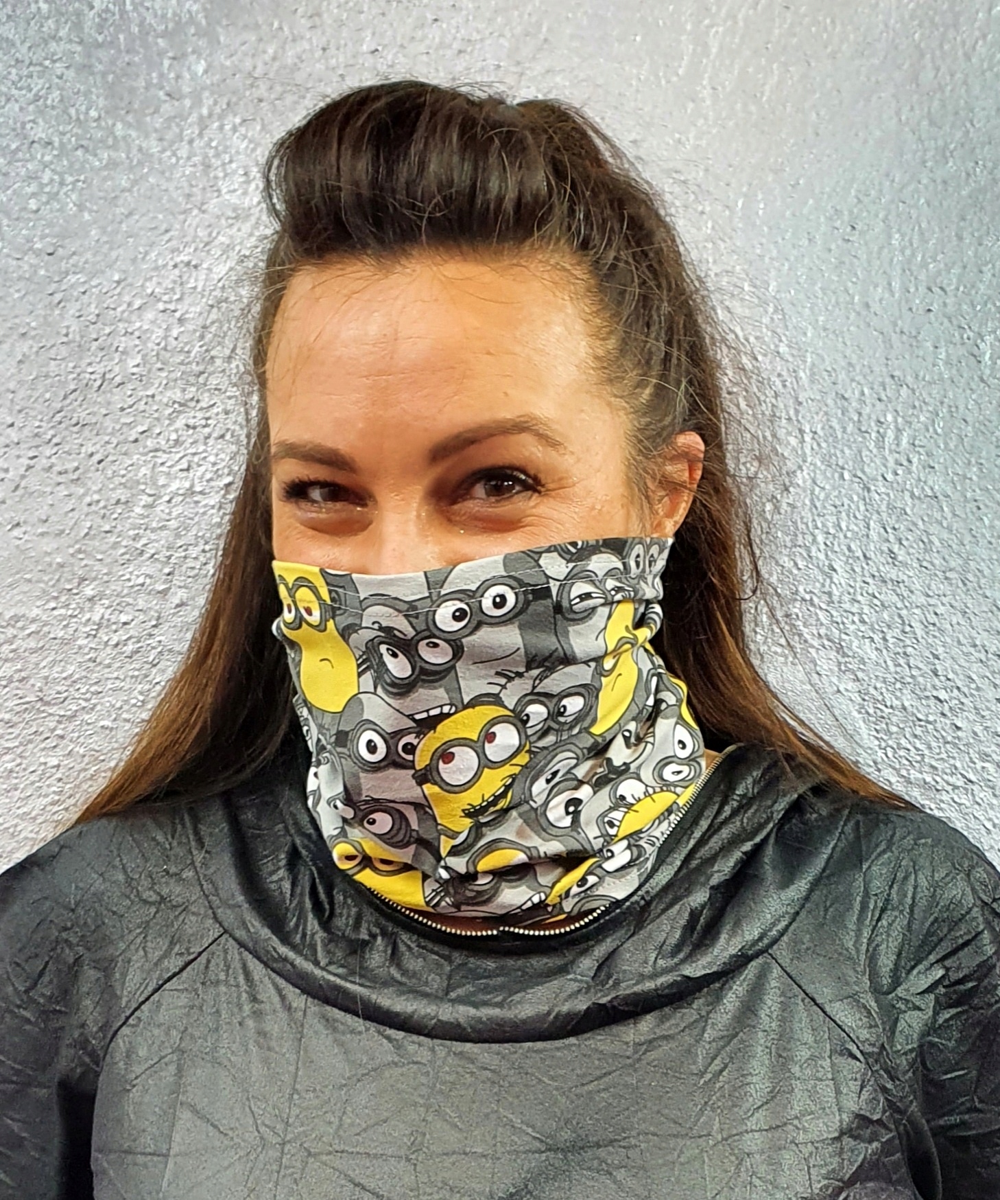 

Minionki. Komin Na Twarz Zamiast Maseczki.bawełna
