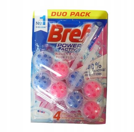 

Bref zawieszka kulki do Wc Różowe Kwiaty 2x50g