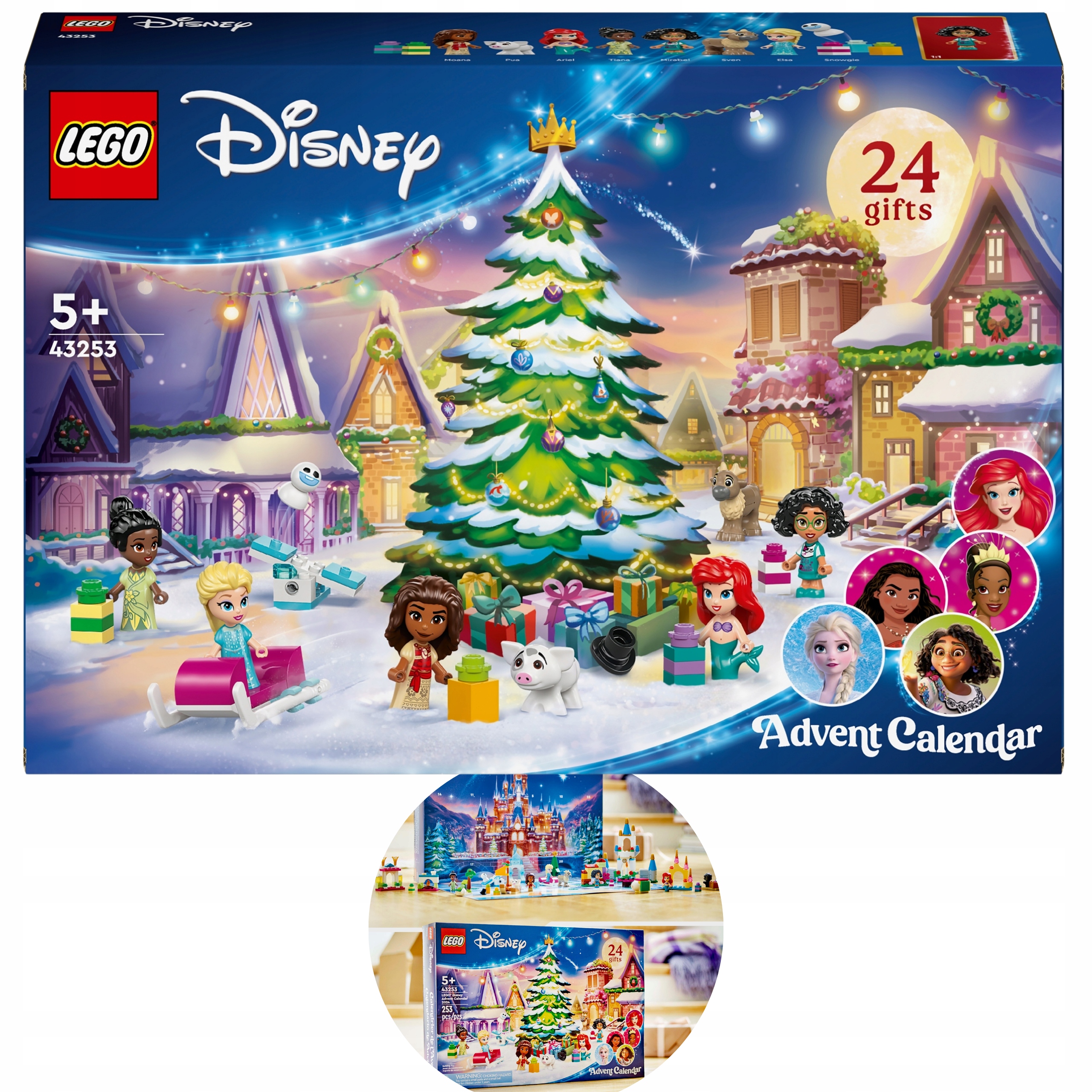 Kalendarz Adwentowy Lego Disney 43253 Na 2024 Rok Na Święta Zestaw