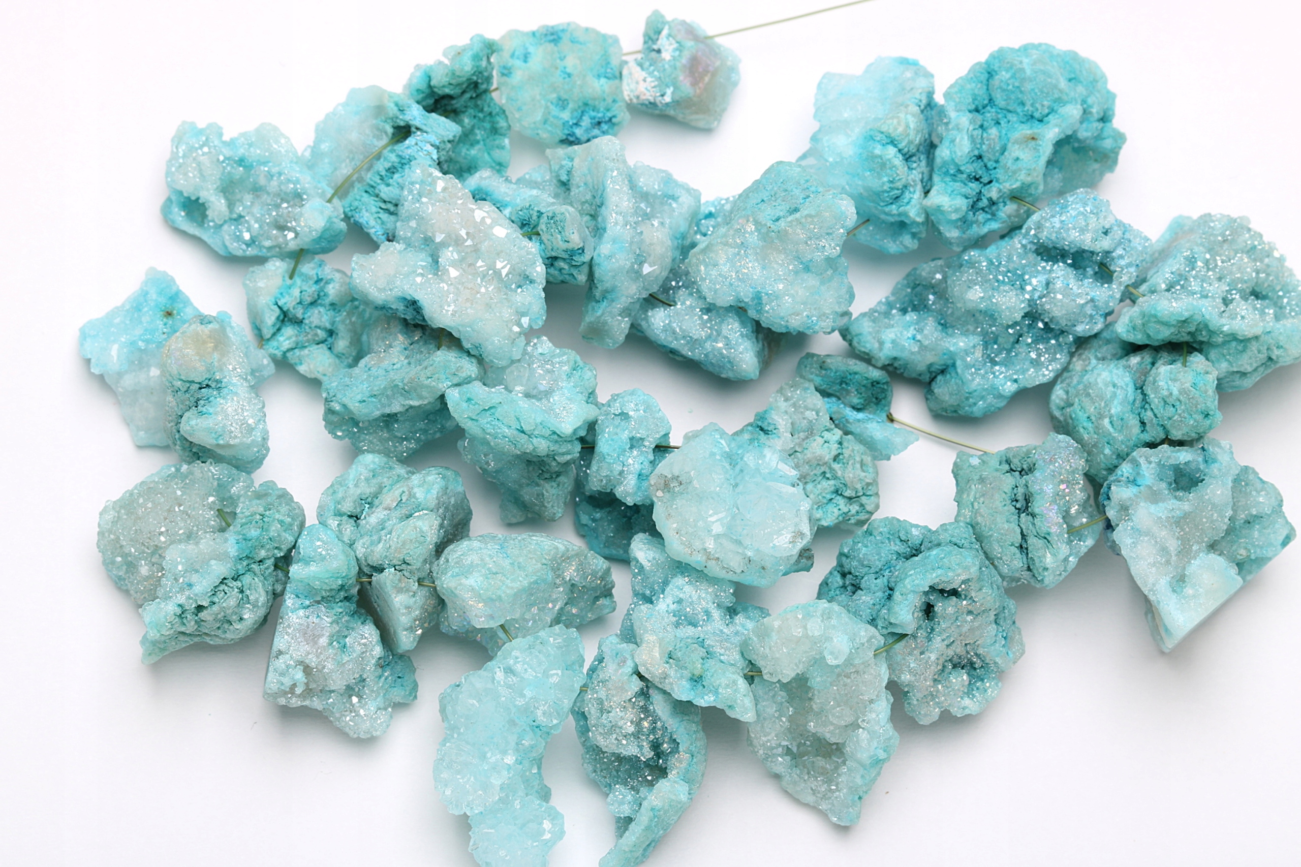 Achát drůzy šňůrka 39 Cm