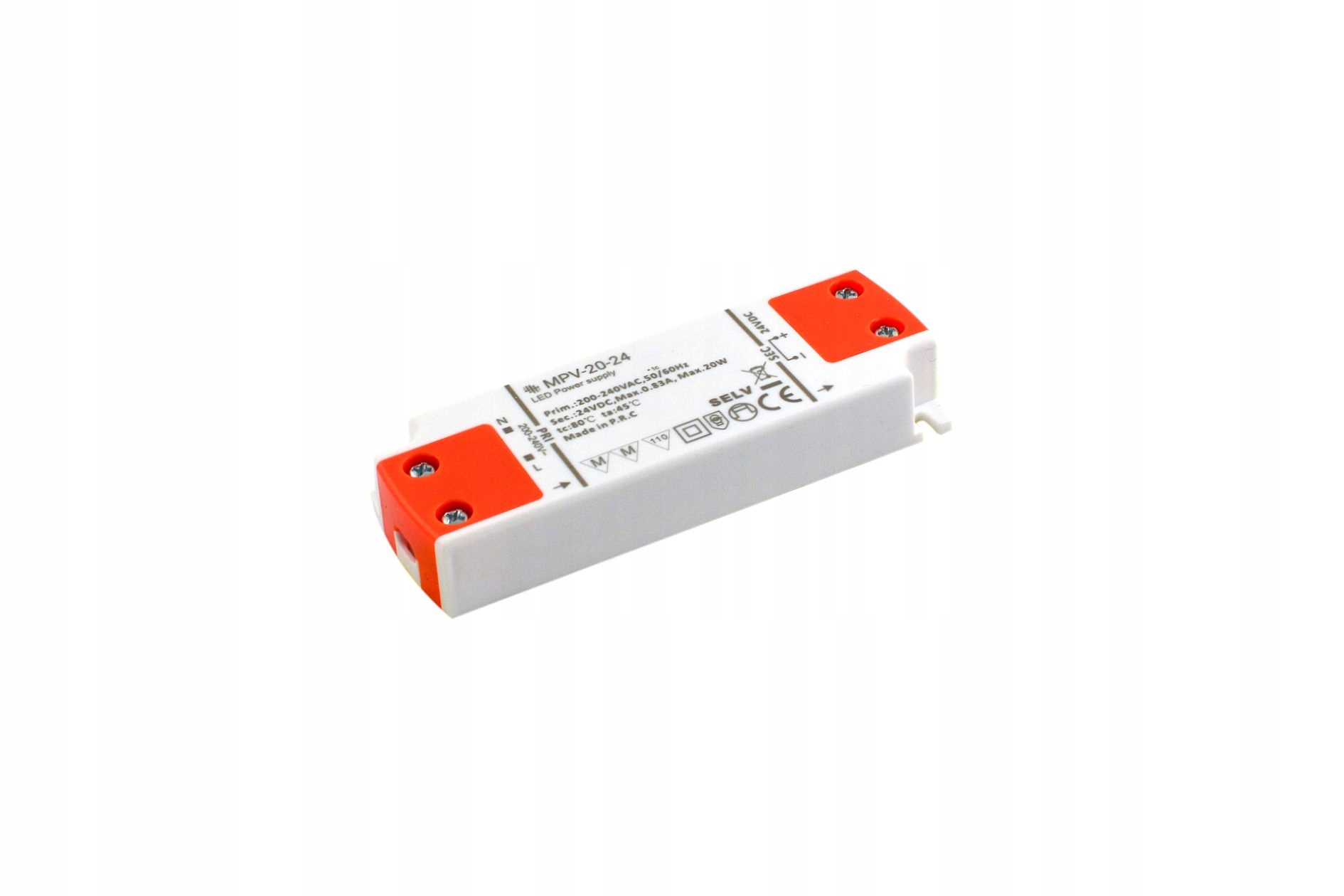 

Zasilacz meblowy Led 20W 12V 1.67A MPV-20-12