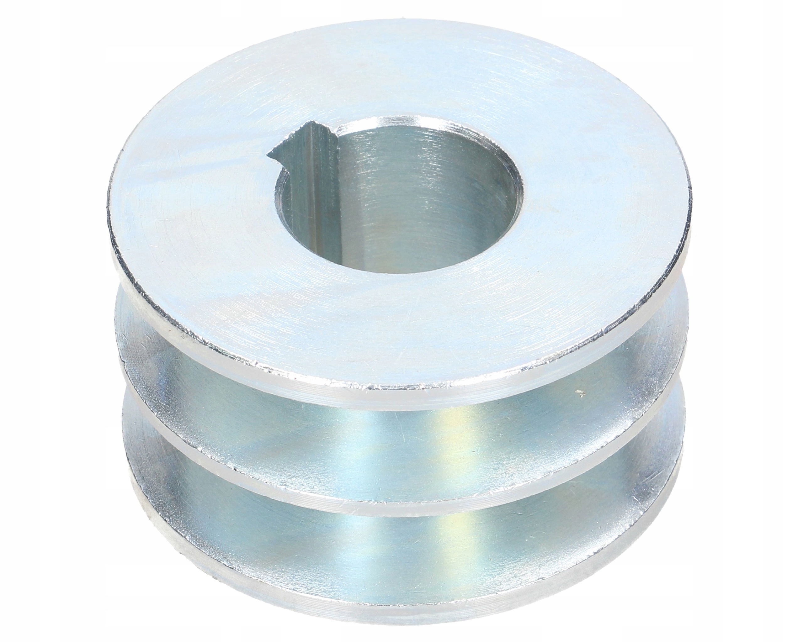 Pásové kolo 2 x 17, 80x32, pozinkované Polský výrobce