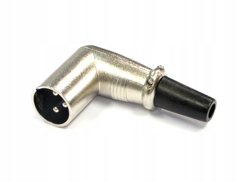 

Wtyk Xlr 3 Pin na kabel kątowy