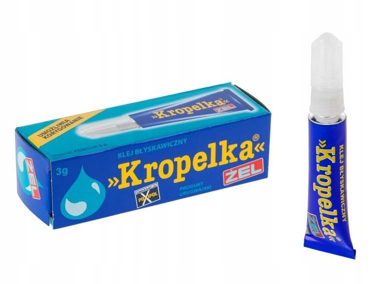 

Klej cyjanoakrylowy Kropelka Żel 3g
