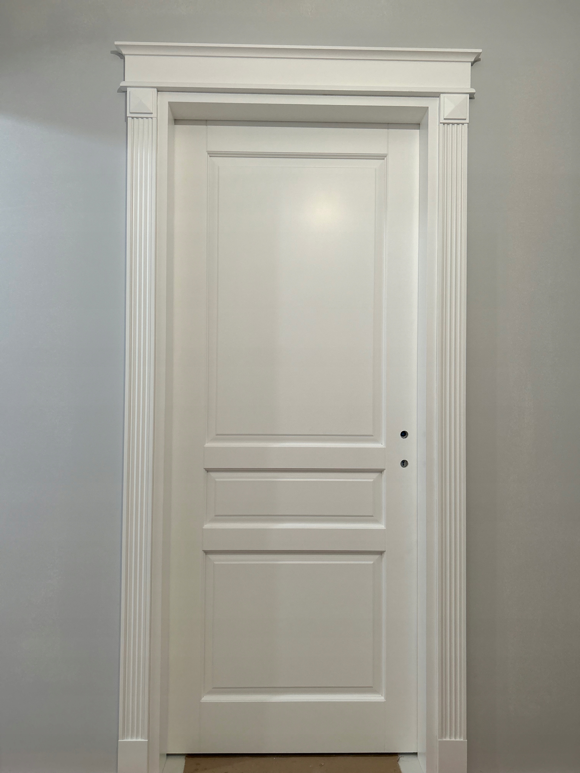 Drzwi Drewniane Białe Retro