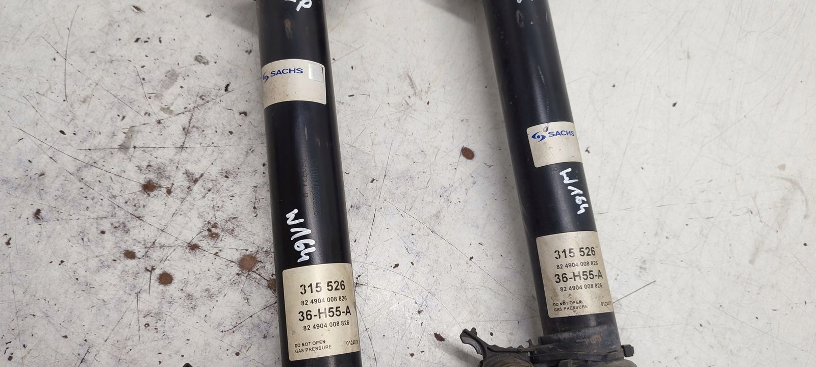 shock absorber spring front sususpension Mercedes W164 ML 3,5 petrol