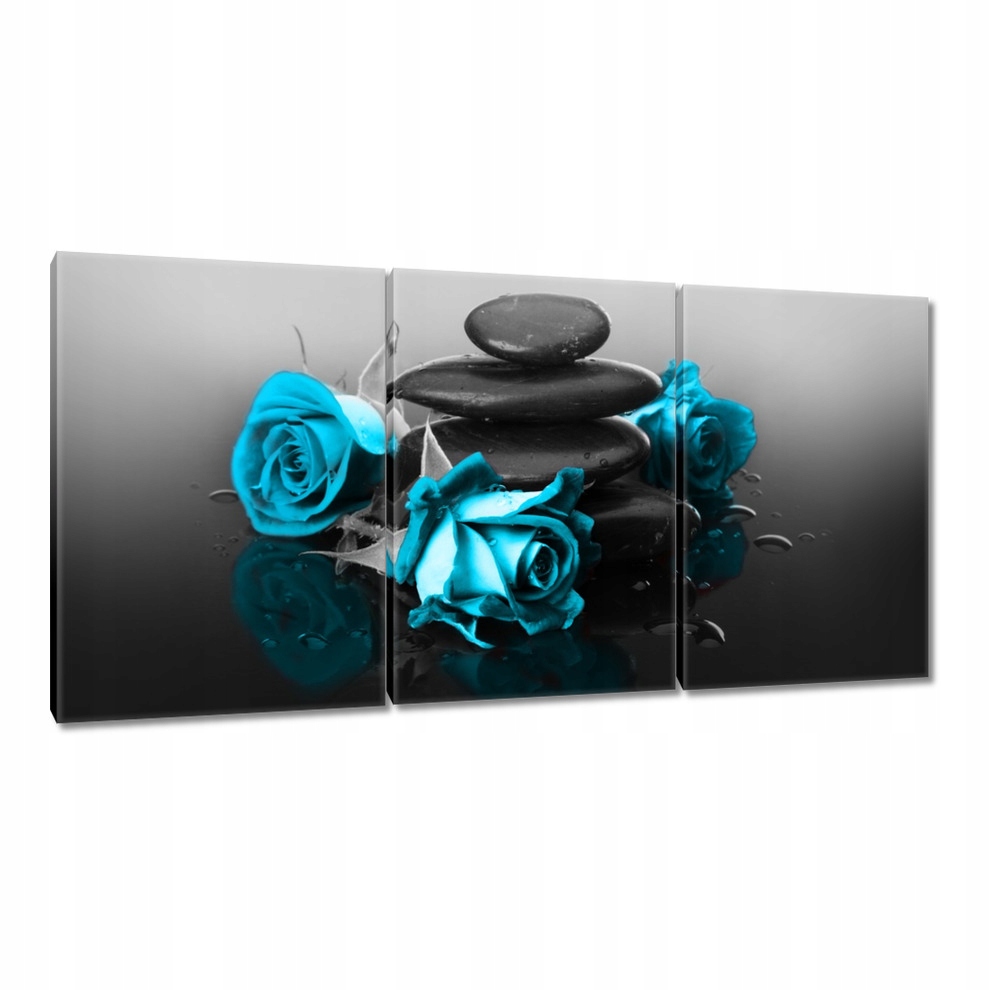 

Obrazy 120x60 Turkusowa róża Spa
