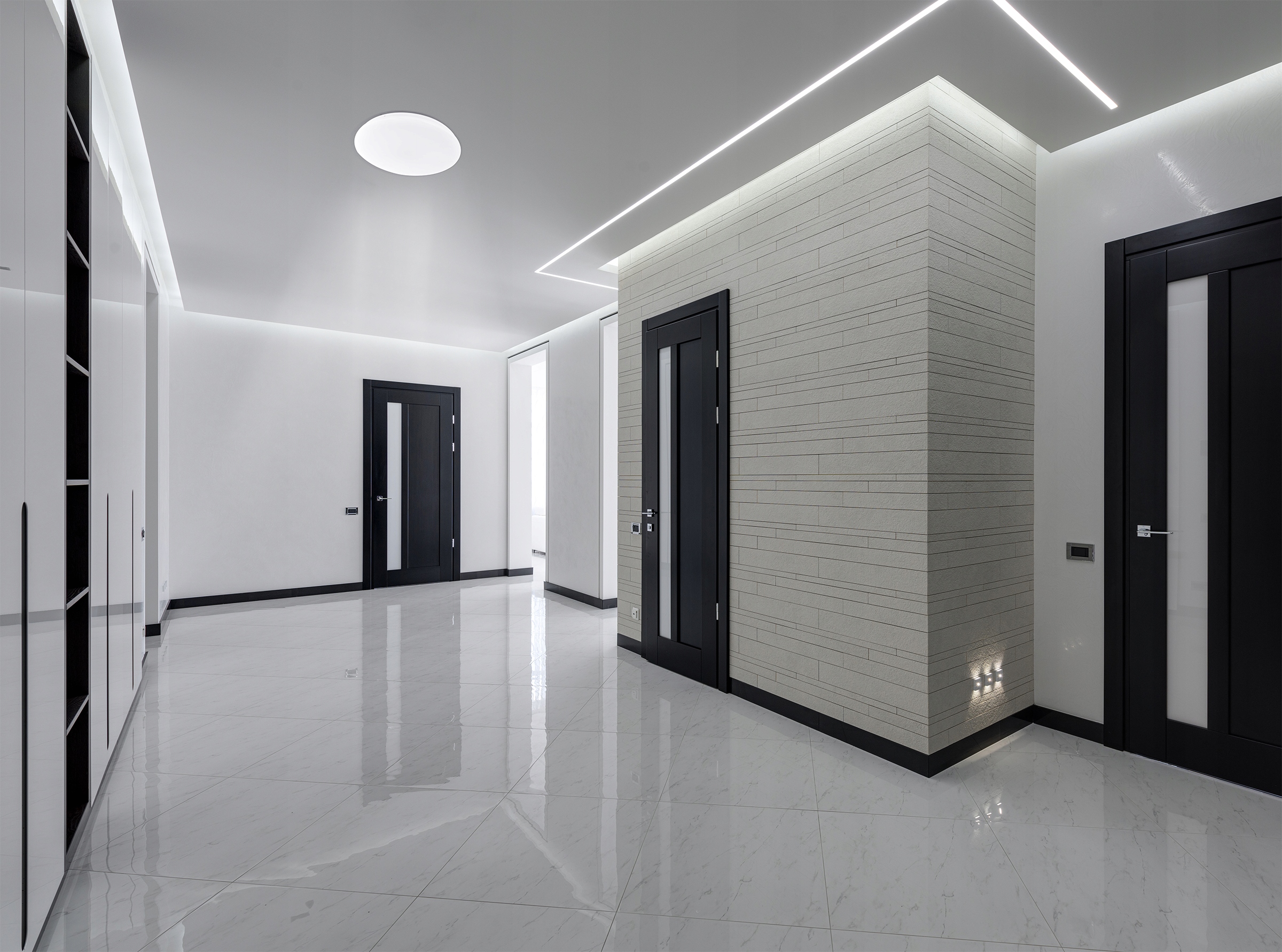 Plafon LED 12W oprawa LAMPA panel CZUJNIK RUCHU MIKRO Głębokość produktu 23 cm