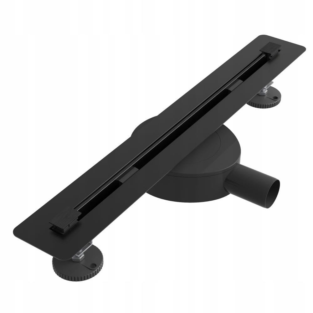 Proline 50 cm čierny lineárny odtok pod dosku z ocele Gamma