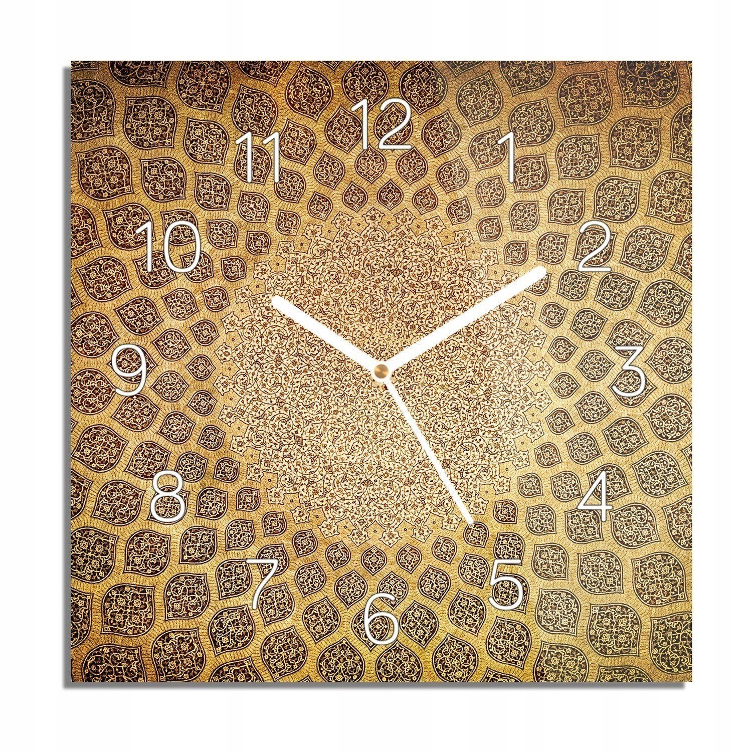 

Mozaika ornament zegar na szkle ze zdjęciem 30x30