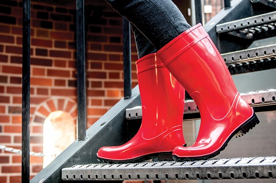 Kalosze Damskie Czerwone Lemigo Stylowe Modne 42 Marka inna