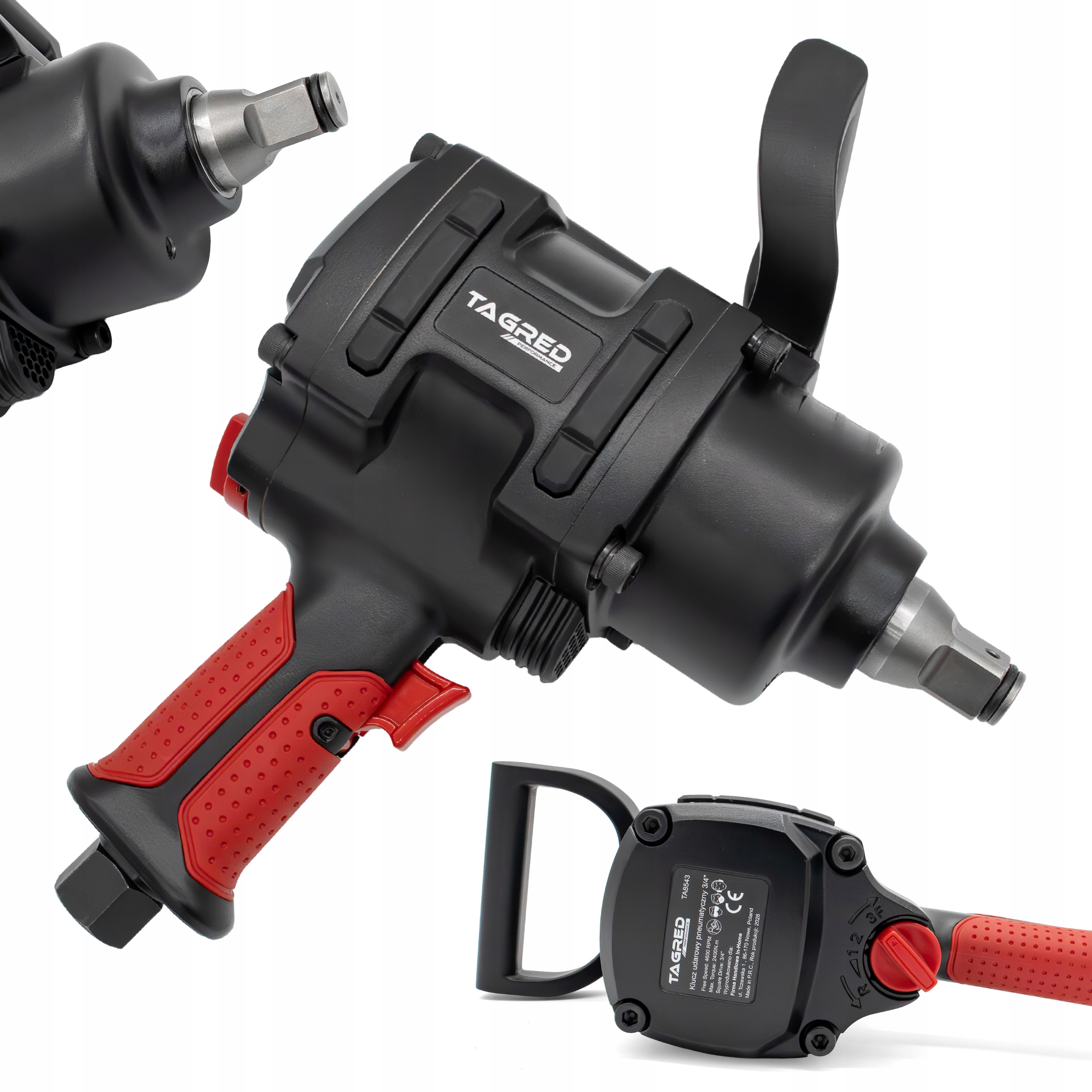 Rázový Uťahovák 2880 Nm 3/4" Twin Hammer Tagred Performance