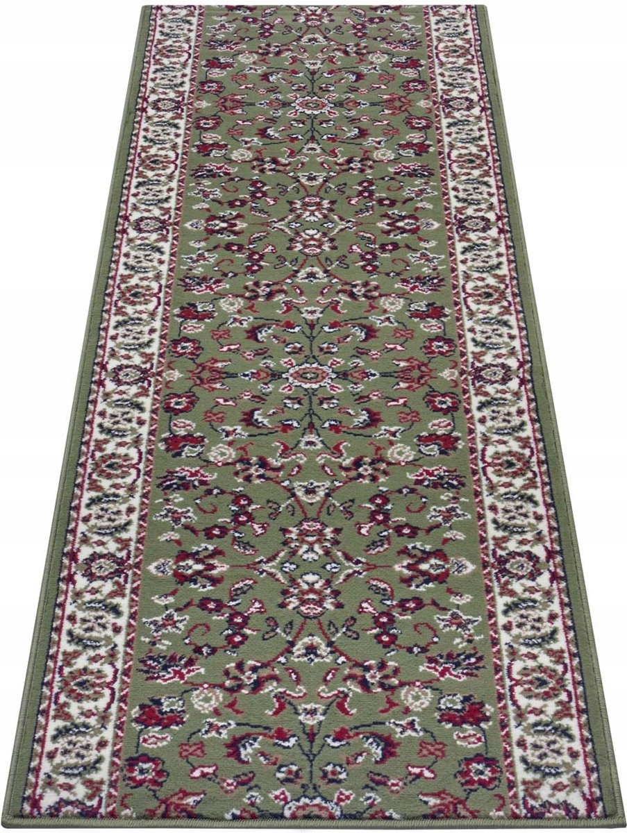 Běhoun 80x300 cm do chodby-předsíně, tradiční zeleno krémový