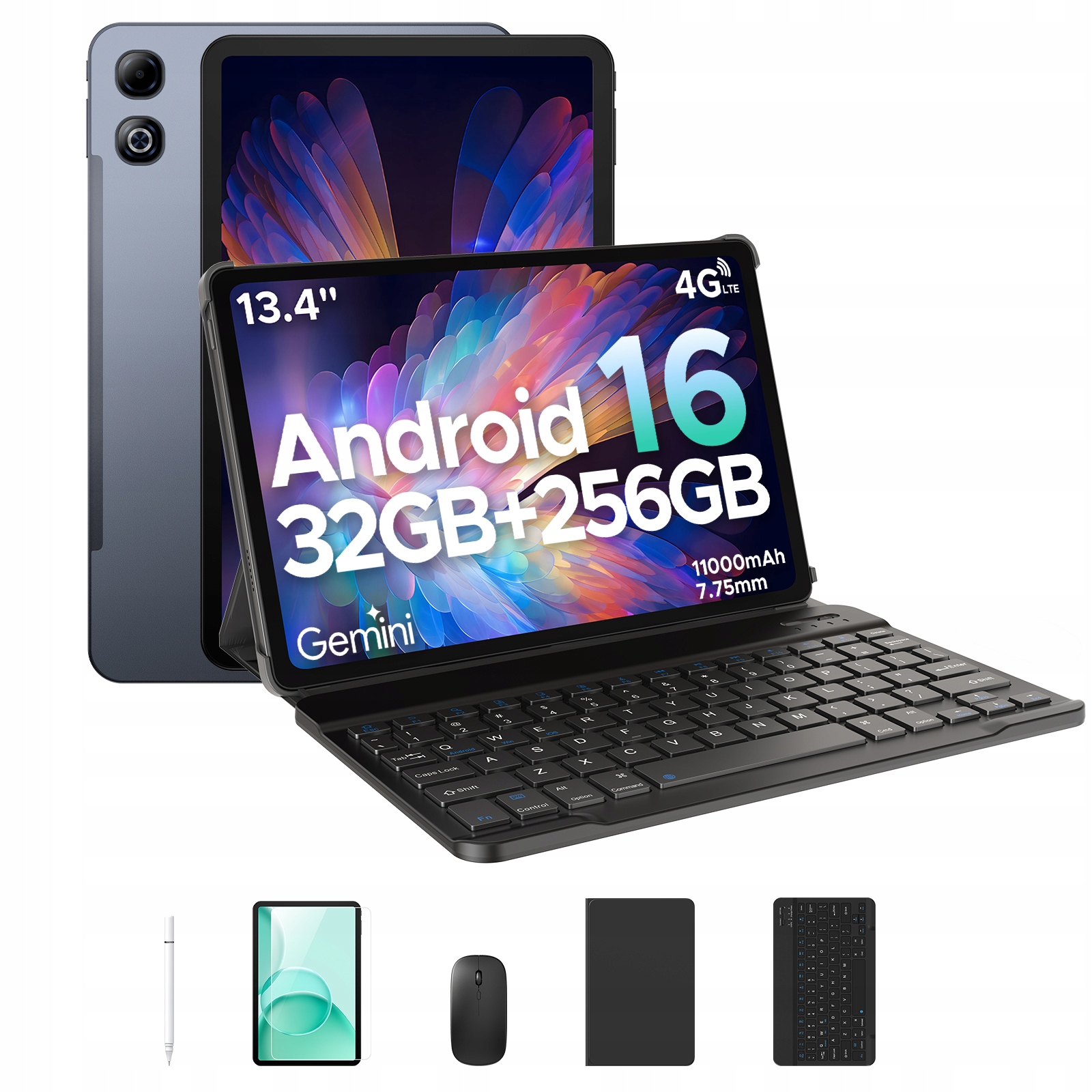 Doogee TABG6MAX Android16 Tablet 13.4“FHD 11000mAh 32+256GB 4G Lte/keyb/pen