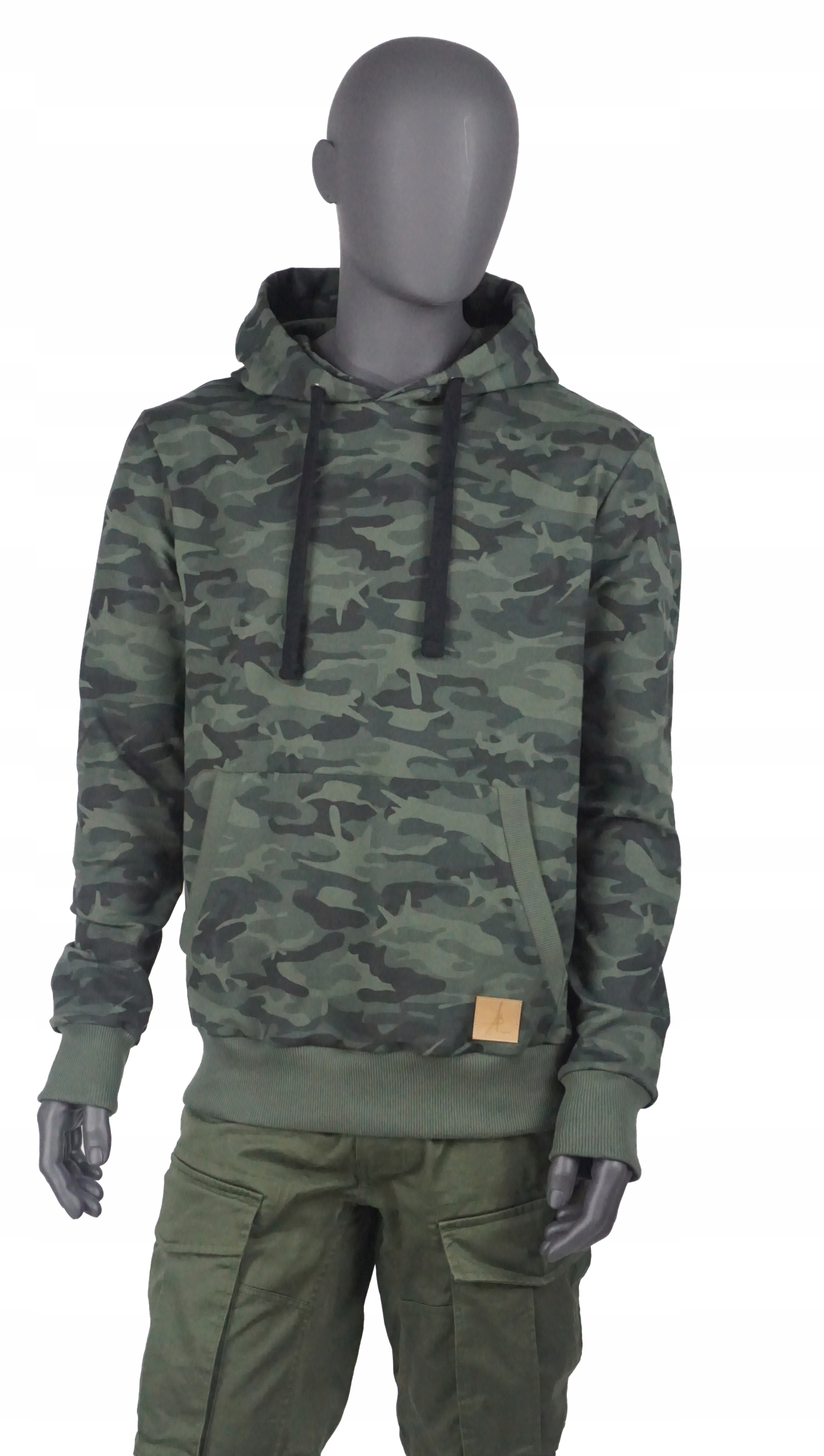 

Bluza dresowa męska z kapturem XXL 2XL moro