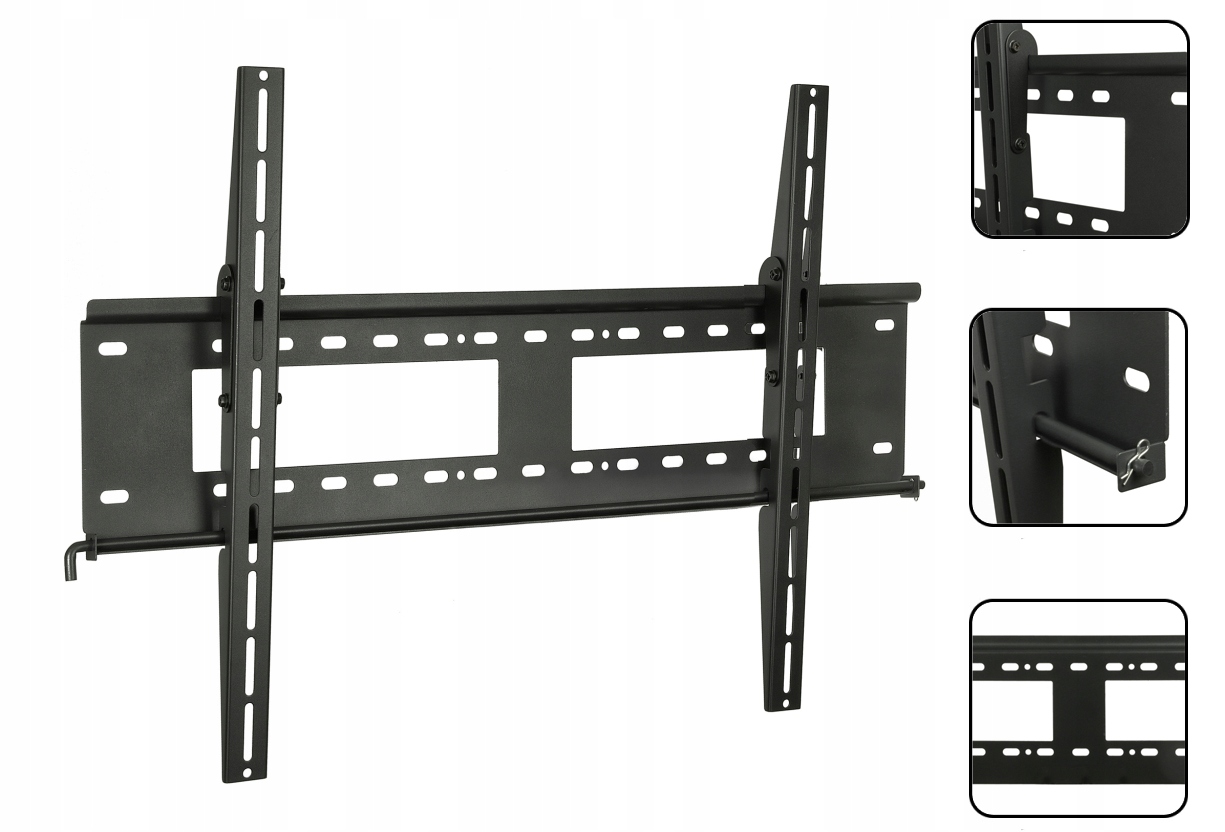 

Uchwyt Tv Wieszak 32-100 800X600 80KG Slim Regul.