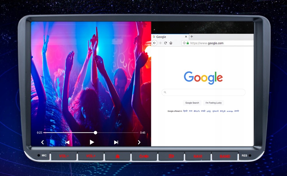 RADIO ANDROID 2DIN 4+64 GB 9 CALI VW PASSAT B6 B7 GOLF 5 V 6 VI SKODA SEAT Marka inna