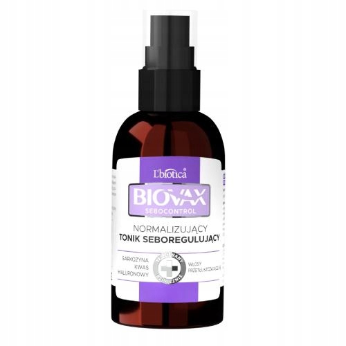 

Biovax Normalizujący tonik seboregulujący, 100ml