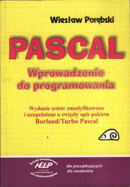 Pascal Wprowadzenie do programowania Porębski