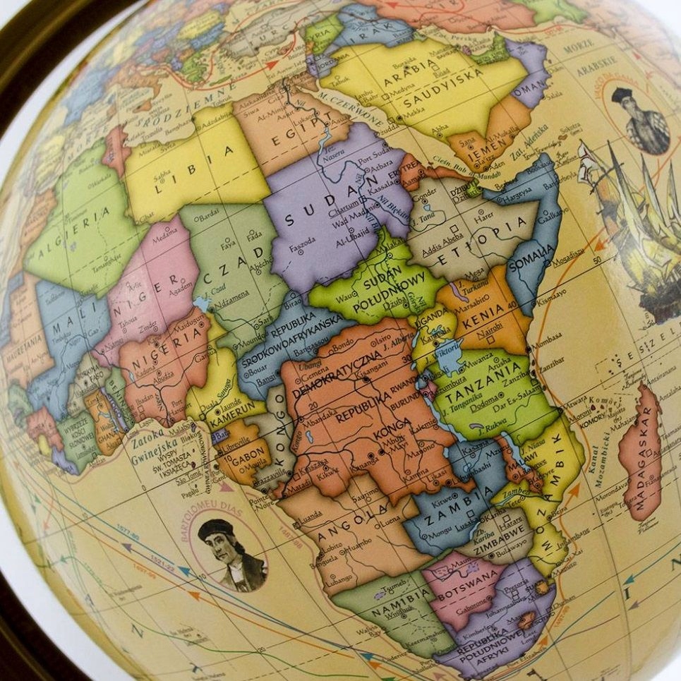 GLOBUS Z TRASAMI ODKRYWCÓW 22 CM + KARTON EAN (GTIN) 5906727902342