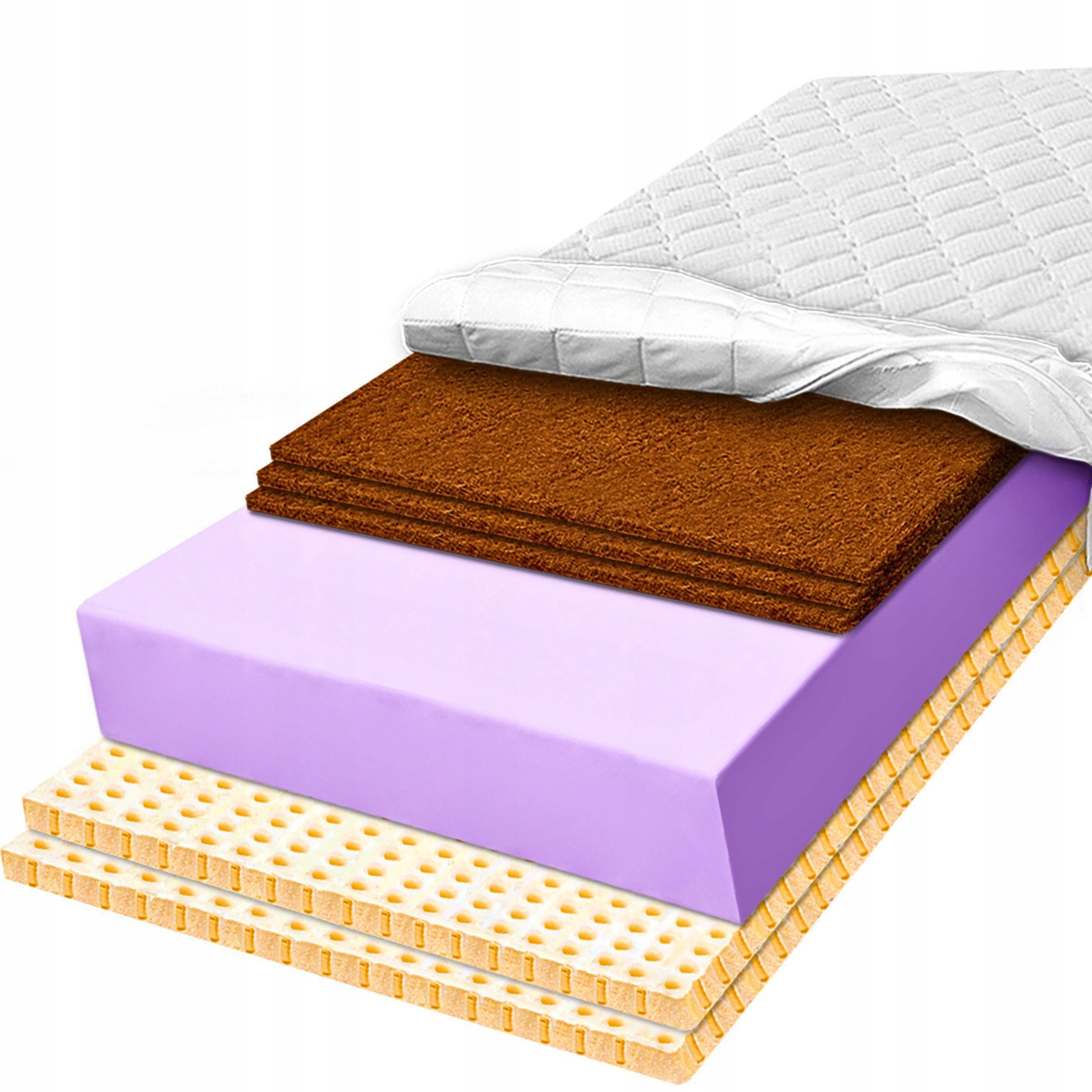 Matrac 160x170x29 habszivacs latex és kókusz H3 H5 kemény légáteresztő