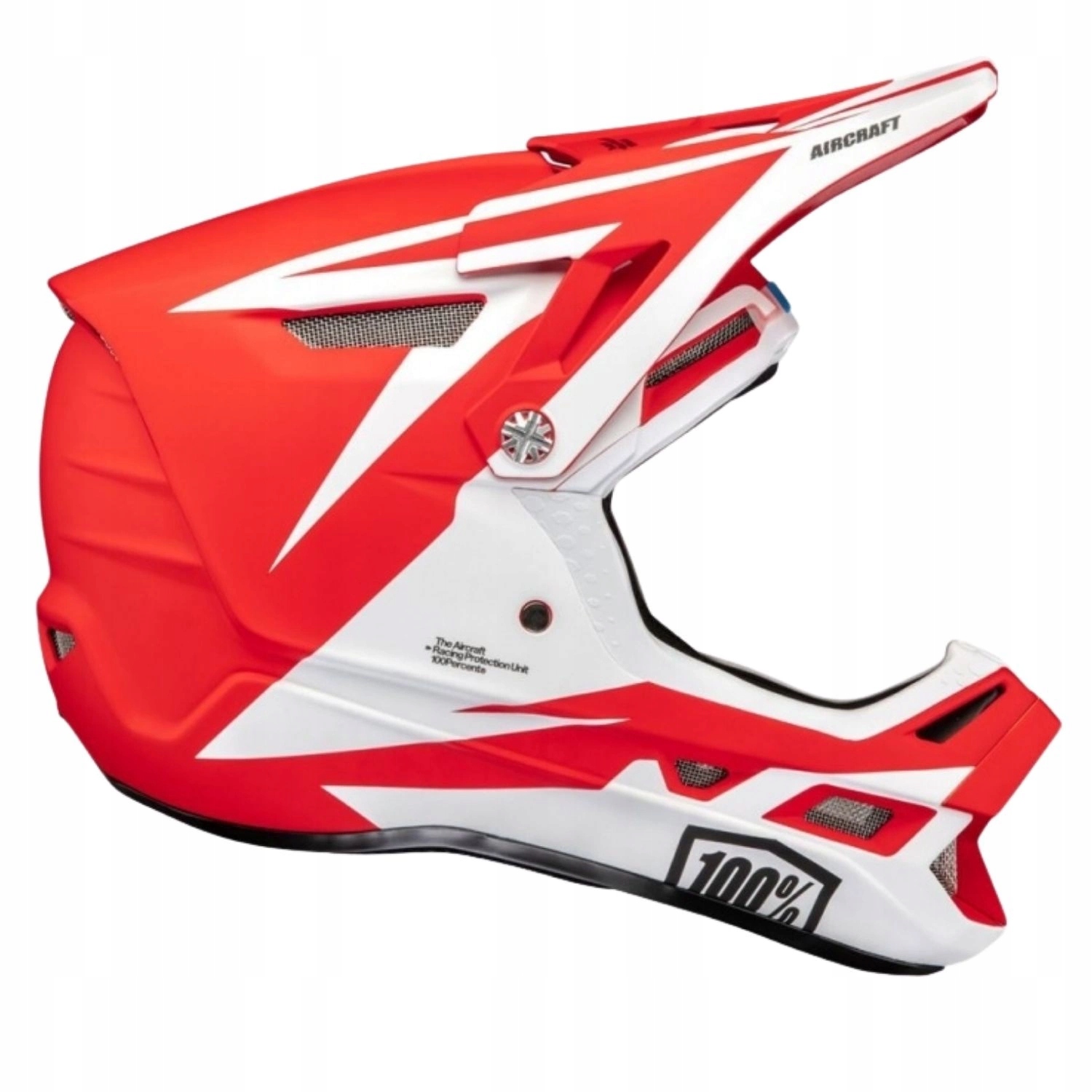 Cyklistická přilba 10% Status Aircraft full face enduro s kšiltem vel. M 57-58 cm