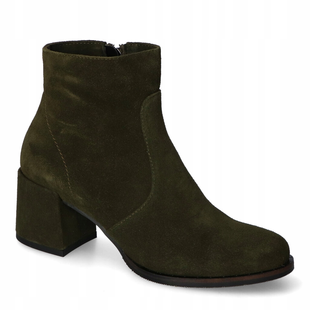 Kotníkové Boty Nessi 18429BO Zelená W4 semiš 40