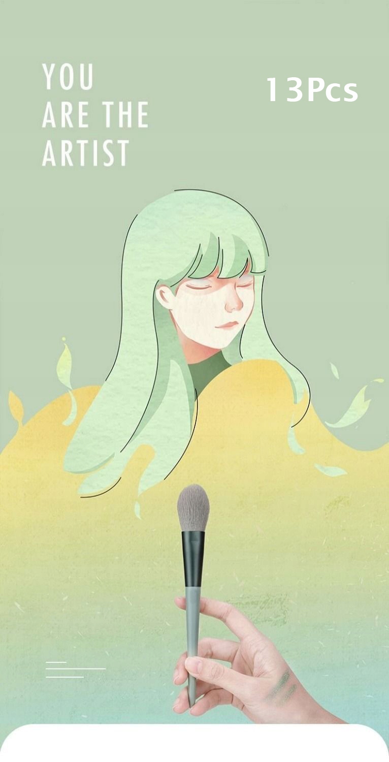 Mini Makeup Brushes Set for cosmetic Soft Cut Marka bez marki