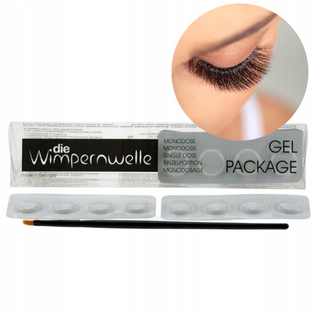 Wimpernwelle Trvalá na řasy Gel 1 Gel 2 Štětec