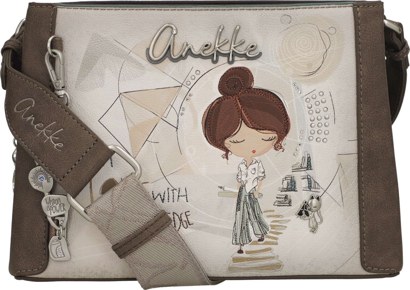 A765 Anekke torebka klasyczna listonoszka z dziewczynką Muse Sophia