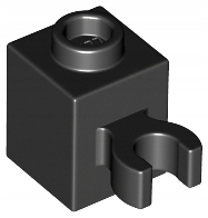 

Lego 30241b Klocek 1x1 Clip czarny Nowy (1g)