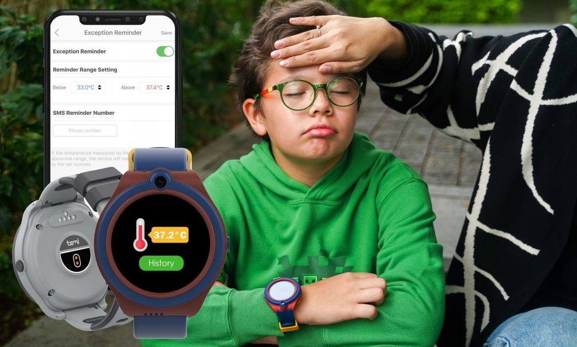 Smartwatch dla dzieci Bemi LINKO Granatowy Kompatybilność systemowa Android iOS