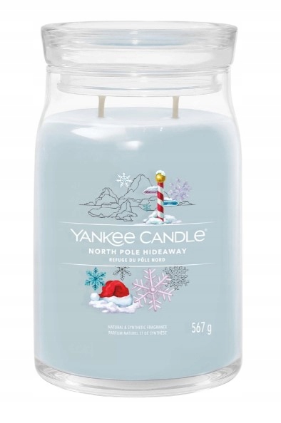 Yankee Candle Signature svíčka ve sklenici se dvěma knoty North Pole Hideaway