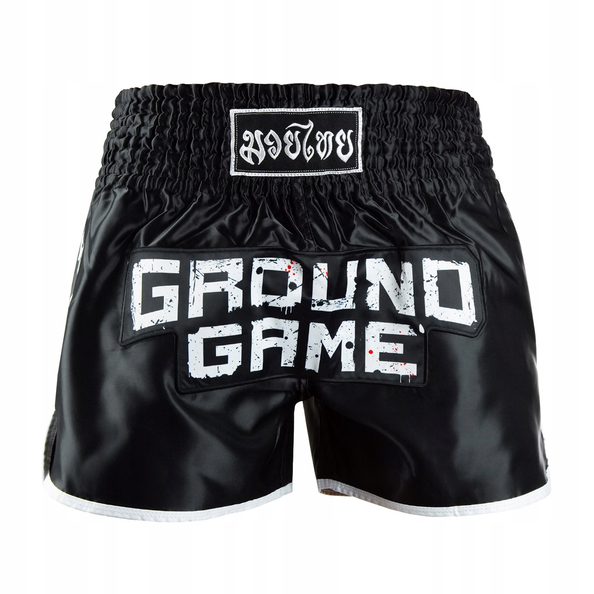 Ground Game Spodenki Muay Thai "Skullz" Black L
